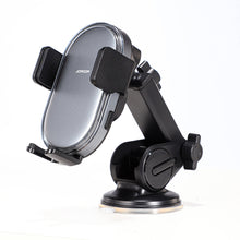Заредете изображение във визуализатора на галерията – Joyroom car holder with 15W inductive charger for dashboard black (JR-ZS299)
