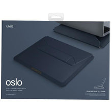 Заредете изображение във визуализатора на галерията – Uniq Oslo laptop Sleeve 14" case - navy blue
