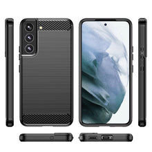 Заредете изображение във визуализатора на галерията – Carbon Case case for Samsung Galaxy S23+ flexible silicone carbon cover black
