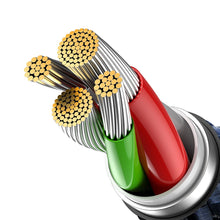 Заредете изображение във визуализатора на галерията – BASEUS cable USB A to Apple Lightning 8-pin 2,4A Glimmer Series CADH000303 2m blue
