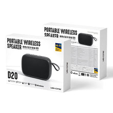 Заредете изображение във визуализатора на галерията – WK Design Portable Wireless Bluetooth 5.0 Speaker 3W Black (D20)
