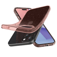 Заредете изображение във визуализатора на галерията – Spigen Liquid Crystal Glitter case for iPhone 15 - pink
