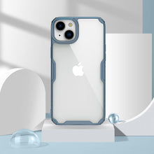 Заредете изображение във визуализатора на галерията – Nillkin Nature Pro TPU Case for Iphone 15 Plus transparent-blue
