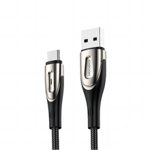 Заредете изображение във визуализатора на галерията – Joyroom Sharp Series cable with fast charging USB-A - USB-C 3A 3m black (S-M411)
