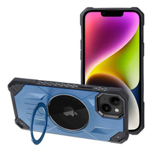 Заредете изображение във визуализатора на галерията – Armor Mag Cover case compatible with MagSafe for IPHONE 14 PLUS blue
