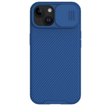 Заредете изображение във визуализатора на галерията – Nillkin CamShield Pro Magnetic Case for iPhone 15 with camera cover - blue
