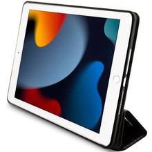 Заредете изображение във визуализатора на галерията – Karl Lagerfeld KLFC10SAKHPKK iPad 10.2" Folio Magnet Allover Cover black/black Saffiano Monogram Ikonik
