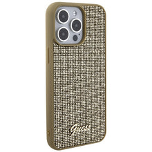 Заредете изображение във визуализатора на галерията – Original Case GUESS Disco Metal Script hardcase GUHCP15XPMSDGSD for Iphone 15 Pro Max gold
