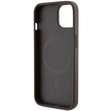 Заредете изображение във визуализатора на галерията – Guess GUHMP14MHGCFSEW iPhone 14 Plus 6.7" brown/brown hard case GCube Stripes MagSafe
