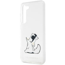 Заредете изображение във визуализатора на галерията – Karl Lagerfeld KLHCS23SCFNRC S23 S911 transparent hardcase Choupette Fun
