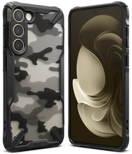 Заредете изображение във визуализатора на галерията – Ringke Fusion X Design case for Samsung Galaxy S23+ camouflage black
