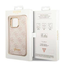 Заредете изображение във визуализатора на галерията – Original faceplate case GUESS GUHCP14XHG4SGD for iPhone 14 Pro Max (Fixed Glitter Big 4G / gold)
