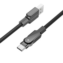 Заредете изображение във визуализатора на галерията – Borofone Cable BU41 Kelly - USB to Type C - 3A 1,2 metres black
