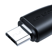 Заредете изображение във визуализатора на галерията – Joyroom USB cable - micro USB 2.4A Surpass Series for fast charging and data transfer 0.25 m black (S-UM018A11)
