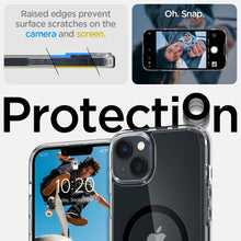 Заредете изображение във визуализатора на галерията – Spigen ultra hybrid mag гръб за iphone 14 black - TopMag

