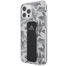 Заредете изображение във визуализатора на галерията – Adidas SP Clear Grip Case iPhone 12 Pro Max 6.7" black-gray/black-grey 42447
