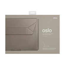 Заредете изображение във визуализатора на галерията – Uniq Oslo laptop Sleeve 14" grey/stone grey
