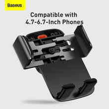 Заредете изображение във визуализатора на галерията – Baseus car holder air vent easy control pro clamp black suyk010101 - TopMag

