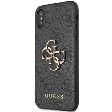 Заредете изображение във визуализатора на галерията – Original Case GUESS 4G Big Metal Logo GUHCPX4GMGGR for Iphone X/ Xs grey
