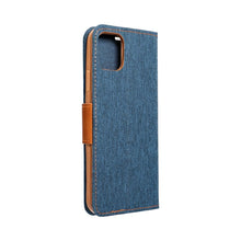 Заредете изображение във визуализатора на галерията – CANVAS Book case for IPHONE 15 Plus navy blue
