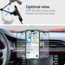 Заредете изображение във визуализатора на галерията – Spigen ITM35W ONETAP PRO 3 MAGNETIC MAGSAFE DASHBOARD CAR MOUNT WIRELESS CHARGER BLACK
