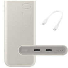 Заредете изображение във визуализатора на галерията – Samsung External Battery Pack Type C 10000 mAh, 25W, Beige EB-P3400XUEGEU
