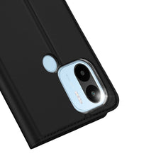 Заредете изображение във визуализатора на галерията – Dux Ducis Skin Pro Case for Xiaomi Redmi A1+ Flip Card Wallet Stand Black
