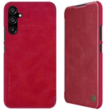 Заредете изображение във визуализатора на галерията – Nillkin Qin Leather Flip Wallet Case for Samsung Galaxy A34 5G | Red
