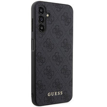 Заредете изображение във визуализатора на галерията – Guess GUHCSA14G4GFGR A14 grey/grey hard case 4G Metal Gold Logo
