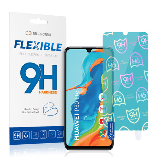Tel Protect Best Flexible Hybrid Tempered Glass for HUAWEI P30 LITE