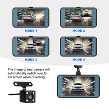 Заредете изображение във визуализатора на галерията – Car Dash Cam DVR-03 4,0 inches + rear camera
