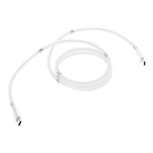 Заредете изображение във визуализатора на галерията – Cable type c - type c magnetic power delivery pd60w 3a c676 white 1 meter - TopMag
