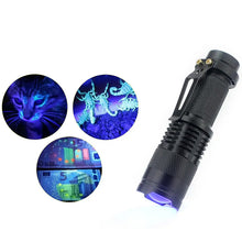Заредете изображение във визуализатора на галерията – LED Zoom Flashlight LT3 UV
