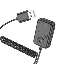 Заредете изображение във визуализатора на галерията – Borofone Transmitter FM BC49 June Bluetooth black
