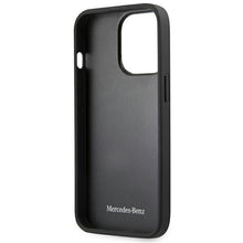 Заредете изображение във визуализатора на галерията – Mercedes MEHCP13XCDOBK iPhone 13 Pro Max 6,7" czarny/black hardcase Leather Perforated Area
