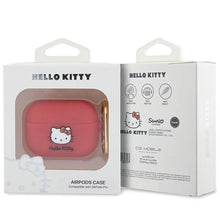 Заредете изображение във визуализатора на галерията – Hello Kitty Silicone 3D Kitty Head case for AirPods Pro - fuchsia
