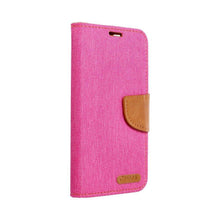Заредете изображение във визуализатора на галерията – Canvas Book case for iPhone 12 / 12 Pro pink - TopMag
