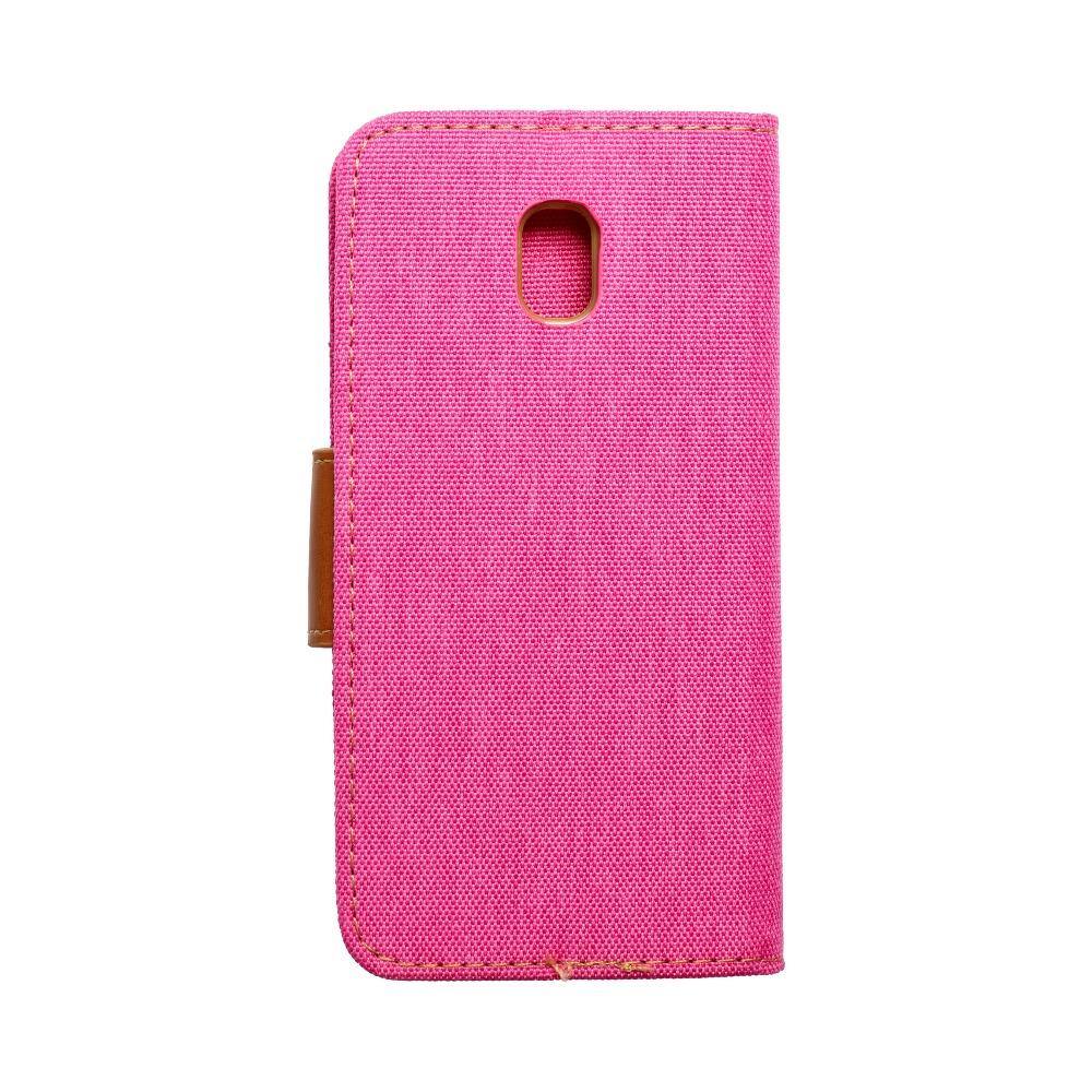 Canvas book case for samsung a32 5g pink - TopMag