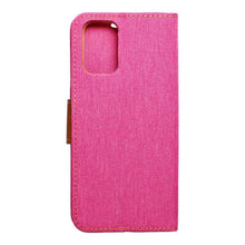 Заредете изображение във визуализатора на галерията – Canvas book case for xiaomi redmi note 11 / 11s pink - TopMag

