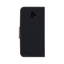 Заредете изображение във визуализатора на галерията – Калъф тип книга Canvas за samsung j6+ (j6 plus) черен - само за 12.99 лв
