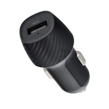 Заредете изображение във визуализатора на галерията – Car charger qwe carbon usb 2,4a 12w cc281-1a black - TopMag
