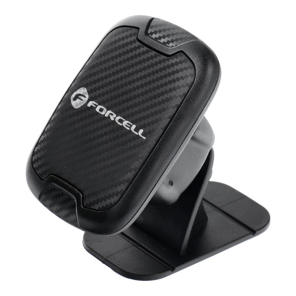 Car holder for smartphone forcell carbon h-ct322 magnetic desk - TopMag
