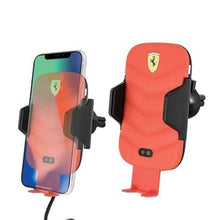Заредете изображение във визуализатора на галерията – Car holder to air vent with wirelles charging automatic ferrari feccwlpdre 10w - TopMag
