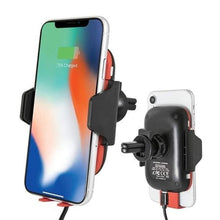 Заредете изображение във визуализатора на галерията – Car holder to air vent with wirelles charging automatic ferrari feccwlpdre 10w - TopMag
