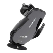 Заредете изображение във визуализатора на галерията – Car holder with automatic wireless charging to air vent 15w k11 black - TopMag
