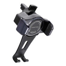Заредете изображение във визуализатора на галерията – Car holder with automatic wireless charging to air vent 15w t3 black - TopMag
