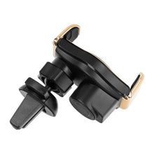 Заредете изображение във визуализатора на галерията – Car holder with automatic wireless charging to air vent 15w t3 gold - TopMag
