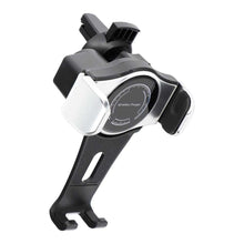 Заредете изображение във визуализатора на галерията – Car holder with automatic wireless charging to air vent 15w t3 silver - TopMag
