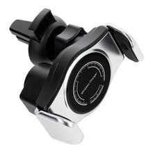 Заредете изображение във визуализатора на галерията – Car holder with automatic wireless charging to air vent 15w t3 silver - TopMag

