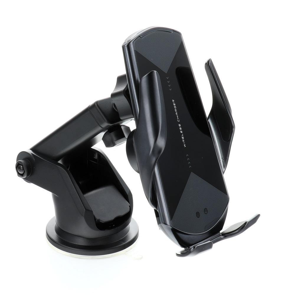 Car holder with wireless charging automatic sensor hs3 15w black - TopMag